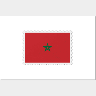 Postage Stamps of Moroccan Flag Posters and Art